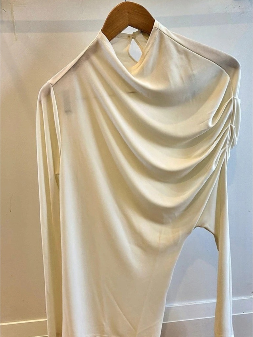 KALLMEYER Klein Draped Top Cream
